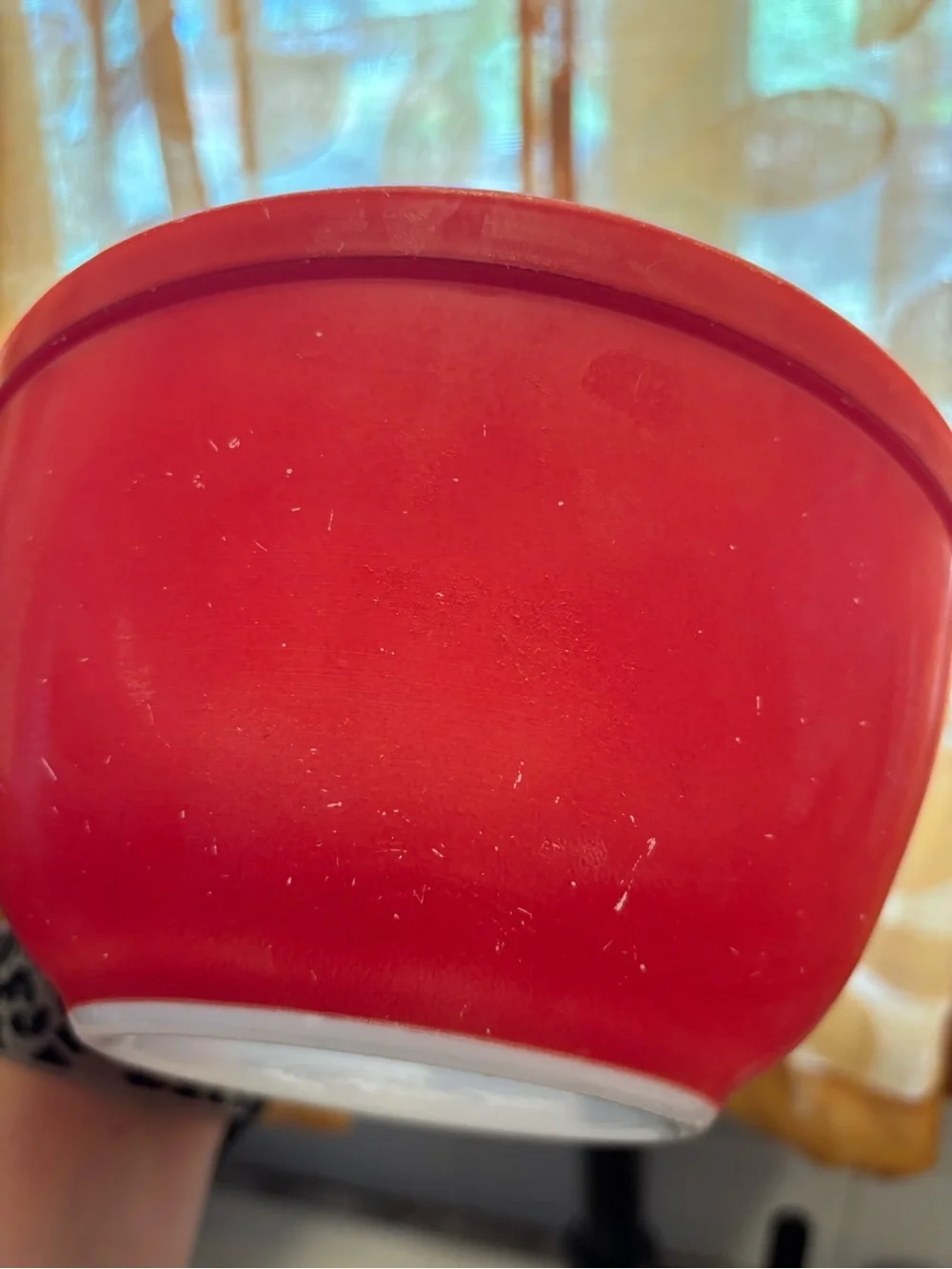 Pyrex Primary Set Of 2 Nesting Mixing Bowls #401 #402 Blue & Red